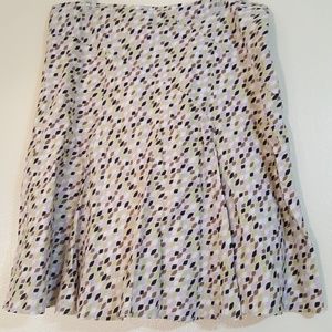 Multicolor cotton skirt